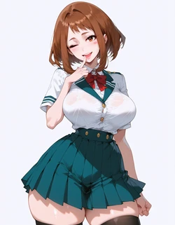 🌸~Lewd Waifu Laifu~🌸 [bonus✨] Uraraka Ochaco big set [AI Generated]