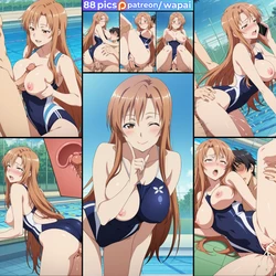 [wapai] Asuna Yuuki (Swimsuit) 結城 明日奈 [AI Generated]