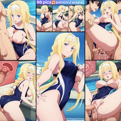 [wapai] Alice Zuberg (Swimsuit) アリス・ツーベルク [AI Generated]