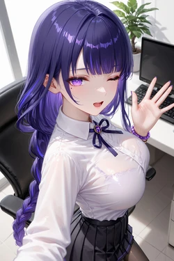 [Brightsky] 350枚Discarded illustrations RaidenShogun33 [AI Generated]