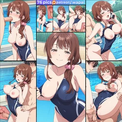 [wapai] Yua Uchida (Swimsuit) 内田 優空 [AI Generated]