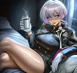 [DatChoccyFlavor]  [Nikke] Liliweiss x king [AI Generated]
