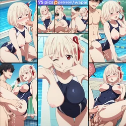 [wapai] Chisato Nishikigi (Swimsuit) 錦木 千束 [AI Generated]