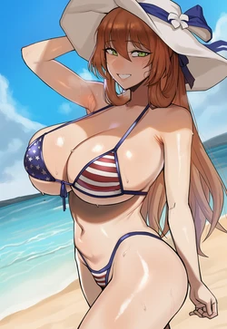 [OutOfLine] [Girls' Frontline] Request Springfield Stars and Stripes NTR (Patreon) [AI Generated]