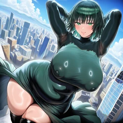(2_share) Fubuki 地獄のフブキ (one punch man) [AI Generated]