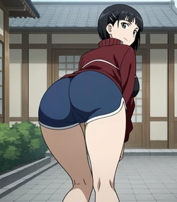 [Spairk1313] Suguha Kirigaya (adult) 桐ヶ谷直葉 [AI Generated]