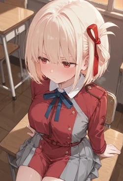 錦木千束 (Chisato Nishikigi) AI-generated