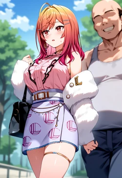 【クライド 】 一条莉々華 通り魔クンニおじさん[AI Generated]