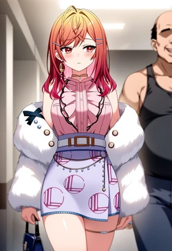 【クライド 】  一条莉々華 飛行機痴漢[AI Generated]