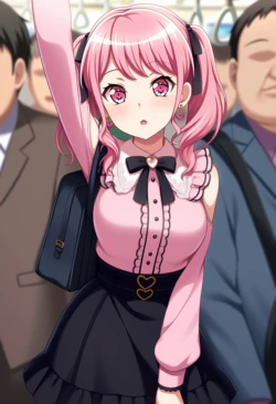 【クライド 】  丸山彩（地雷系version） 痴漢→快楽堕ちSEX[AI Generated]