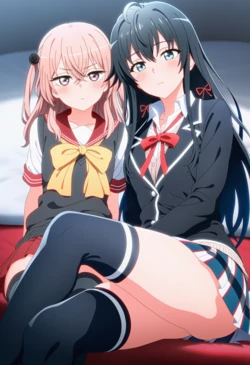 [Corudozera] [155pics] Sajuna Inui x Yukino Yukinoshita (乾紗寿叶x雪ノ下雪乃) / My Dress-Up Darling x OreGairu (その着せ替え人形は恋をするxやはり俺の青春ラブコメはまちがっている。) [AI Generated]