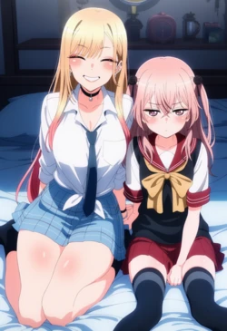 [Corudozera] 115pics (TIER S) Marin Kitagawa x Sajuna Inui (喜多川海夢x乾紗寿叶) / My Dress-Up Darling (その着せ替え人形は恋をする) [AI Generated]
