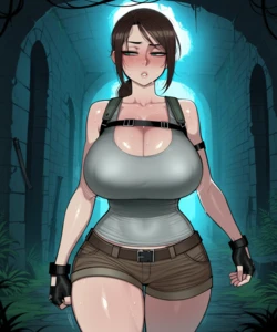 [11_22] Lara Croft Magic Dungeon Image Set (Part 1) [AI Generated]