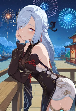 Mackensky - (Request) Seggs // Shenhe [44 images] (Patreon) [AI Generated]
