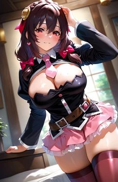 [Flowersbeautiful] 4b5.ゆんゆん BBC この素晴らしい世界に祝福を! 204p[AI Generated]