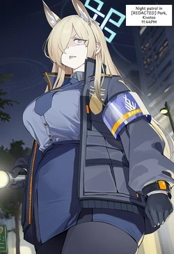[pixiv]BatonKhleba Kanna on night "patrol"[Generated] [AI Generated]