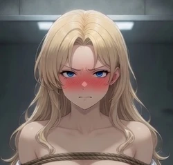 Female corporate spy discovered and tortured (AI Generated)