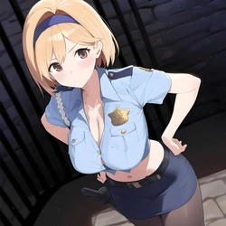 (Bluebird) Djeeta police [AI Generated]