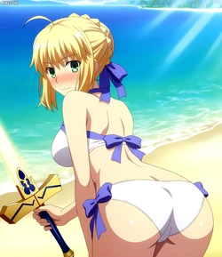 [AyaEcchi] Saber | Fate💖 EXTRAS [AI Generated]