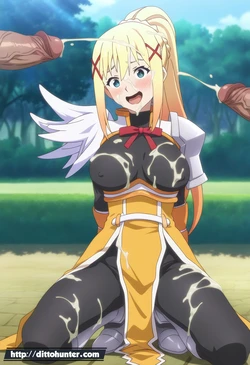 [DittoHunter] Darkness (Konosuba) Bukkake [Ai Generated]