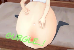 Frieren (vore + digestion + weight gain)
