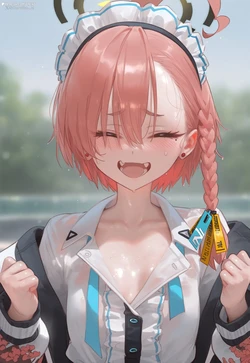 [Dreiko] Mikamo Neru - Blue Archive Wet Sex Set [690p] (Patreon) [AI Generated]