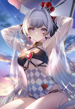 [MeowThree] Maliss <Q> Swimsuit (Yu-Gi-Oh!) (112p) [AI Generated]