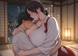 [Milfai] Staying overnight with Black Haired Wife Miko [AI Generated]