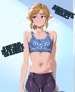 [Sbwaifus] Link gets a new trainer at the gym! (Patreon) [AI Generated]