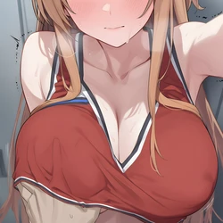 (Taugust) Asuna Yuuki cheerleader [AI Generated]