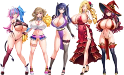 [Milk Factory] Motto! Haramase! Honoo no Oppai Isekai Oppai Spy Gakuen! Characters sets Part1