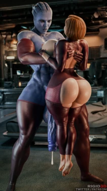 [Rigid3D] Kelly Chambers x Big Blue (Mass Effect)