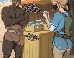 [Sbwaifus] Link Tried Saving Zelda… But He Lost to Big Black Cock!~ (Patreon) [AI Generated]