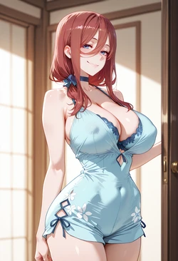 🌸~Lewd Waifu Laifu~🌸 [bonus✨] Miku Nakano big set❤️ [AI Generated]