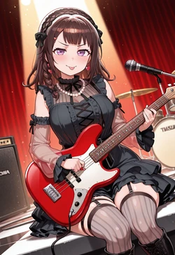 [Nankoai] Kasumi Toyama -戸山 香澄-(Bang Dream!)-req-black.dress-music.room-indoors- (Patreon) [AI Generated]