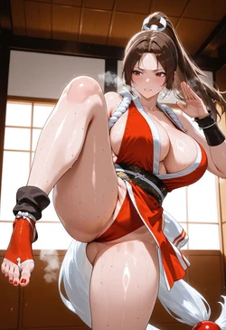 [LewdCreationAI] Mai Shiranu | SNK Feet Focused [93] (Patreon) [AI Generated]