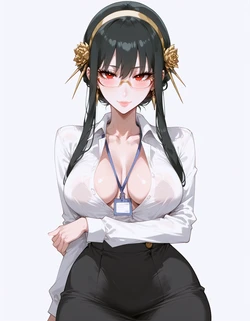 🌸~Lewd Waifu Laifu~🌸 [Bonus✨] Yor's undercover office work big set [AI Generated]