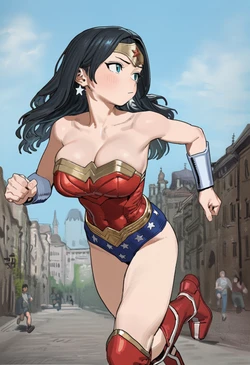 Yourojisan Wonder Woman BBC And Joker [AI Generated]