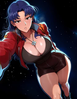 [Fr34ky] Misato Katsuragi all tiers (Patreon)[AI Generated]