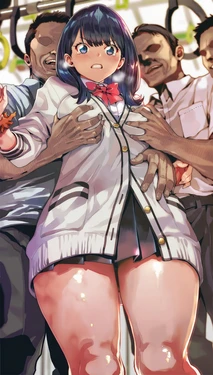 [D.D.] 集団痴漢される六花 [AI Generated]