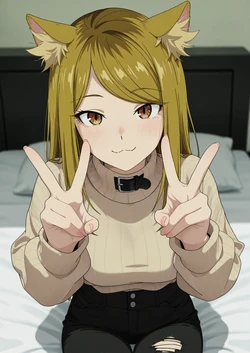 [AndersonKun] Kaoruko Nishi ( 西 薫子 ) - Yani Neko / Chainsmoker Cat ( ヤニねこ ) 166P (Patreon) [AI Generated]