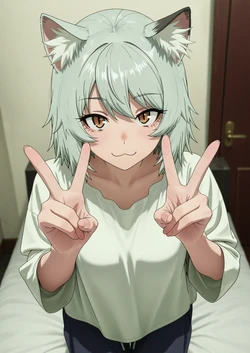 [AndersonKun] Yaniko Satou ( 佐藤 ヤニ子 ) - Yani Neko / Chainsmoker Cat ( ヤニねこ ) 170P (Patreon) [AI Generated]