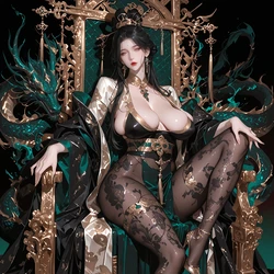 [性感大铅笔] The Queen of Sexy Black Stockings [AI Generated]