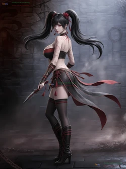 [AI Generated]一斩苍穹-罗绮-海报装