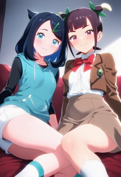 [Corudozera] [130pics] Liko x Ann - 3P FFM (リコxアン) / Pokemon (ポケモン) (Patreon) [AI Generated]