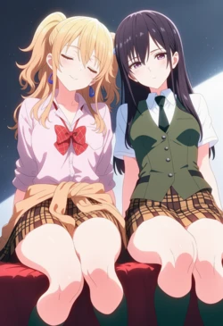 [Corudozera] 115pics (TIER S) Mei Aihara x Yuzu Aihara (藍原芽衣x藍原柚子) / CITRUS (Patreon) [AI Generated]