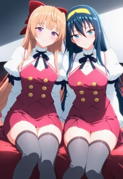 [Corudozera] [200pics] Himeko Kurusugawa x Chikane Himemiya (来栖川姫子x姫宮千歌音) / Destiny of the Shrine Maiden (神無月の巫女) (Patreon) [AI Generated]