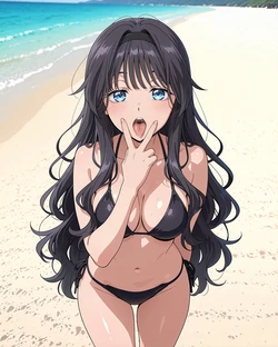 [kinzuia_chan] Waguri Kaoruko from The Fragrant Flower Blooms with Dignity (100 pics) (Patreon) (AI Generated)