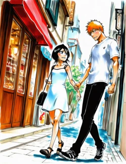 [Noxxi] Rukia / Ichigo Date (20 pics) [AI Generated]
