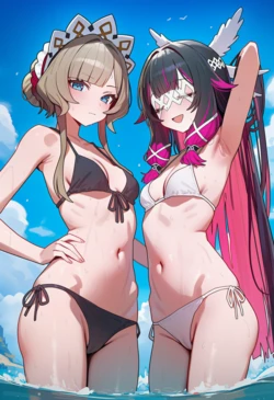 【Nomado】Columbina×Sandrone [88P] [AI Generated]